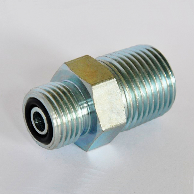 Extremo masculino del tubo del conector ORFS del tubo FS2404/acoplador hidráulico masculino del extremo de tubo llano