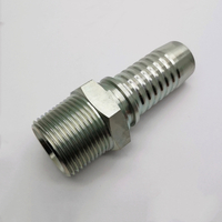13011 BSP MALE accesorios de manguera hidráulica accesorios de tubería de acero al carbono