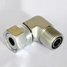 2E9 Adaptadores de manguera hidráulica de junta tórica de 90 °